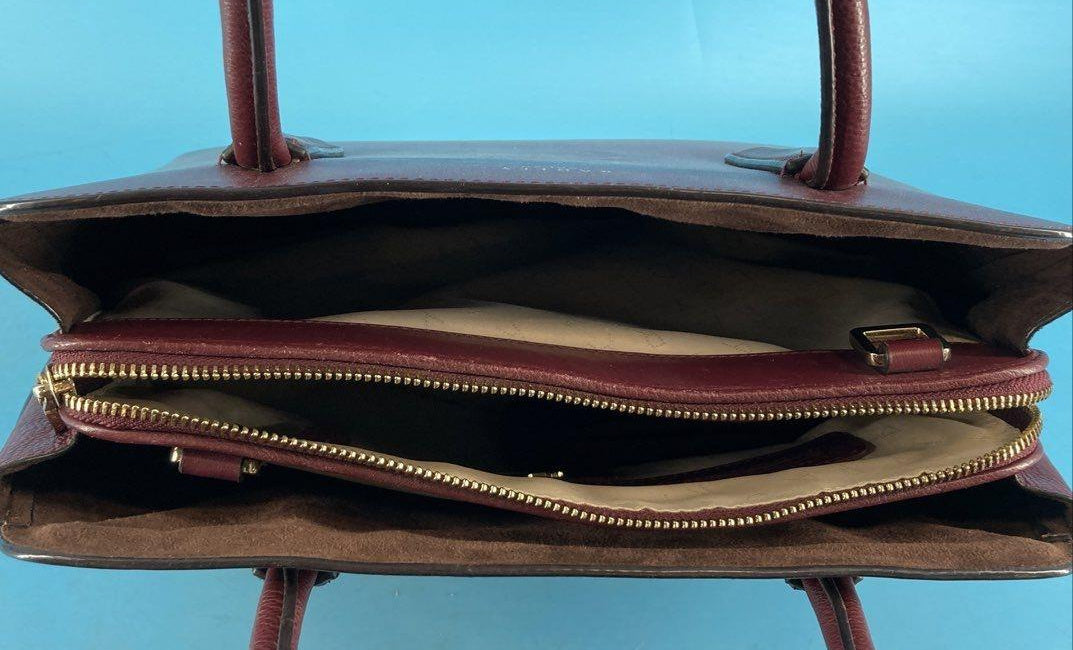 Radley London Burgundy Leather Satchel