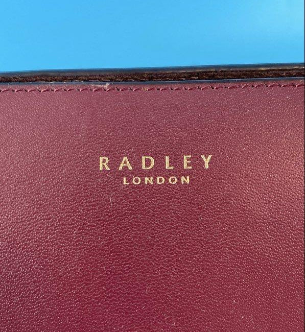 Radley London Burgundy Leather Satchel