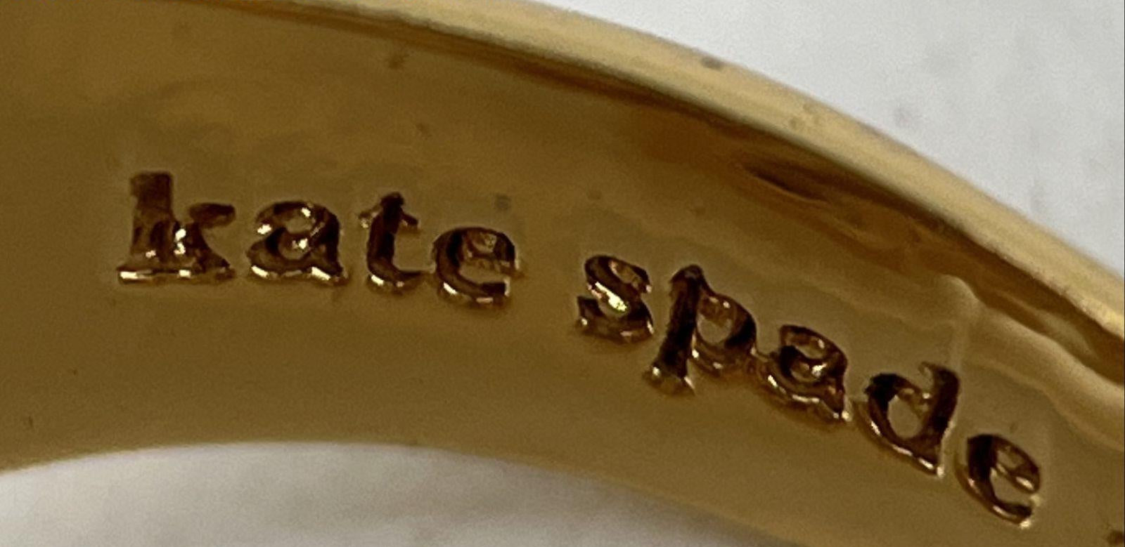Kate Spade Rhinestone & Faux Pearl Ring
