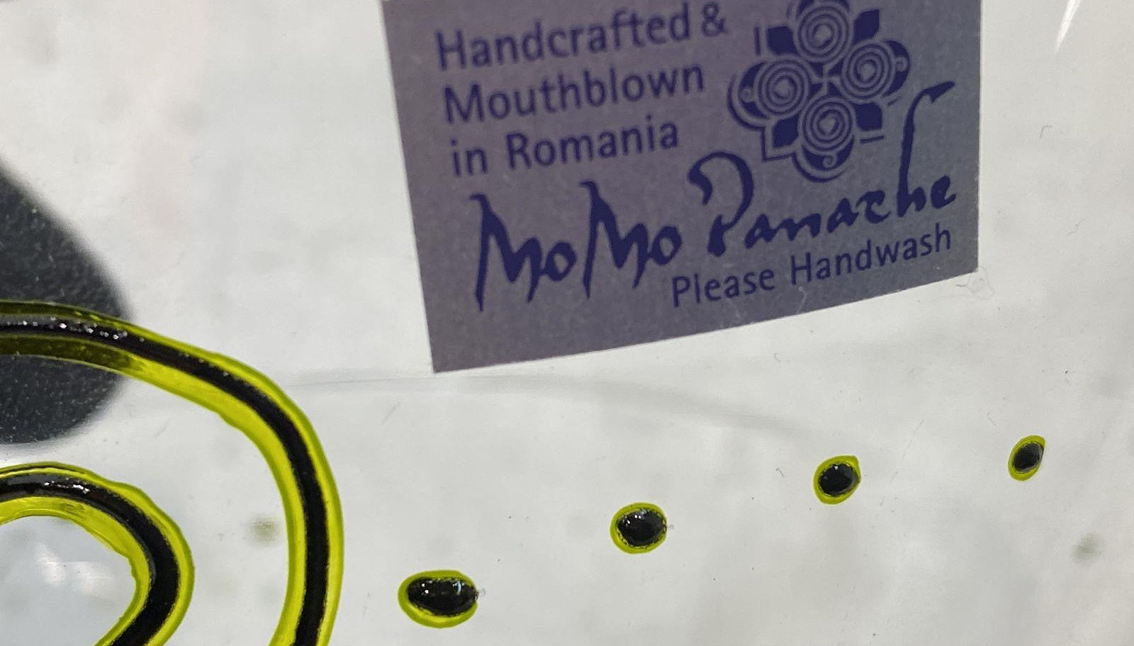 MoMo Panache Daisy Green-Stem Martini Glasses Set of 4