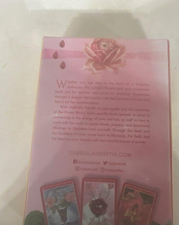Goddess of Love Tarot Book and Deck Set by Gabriela Herstik