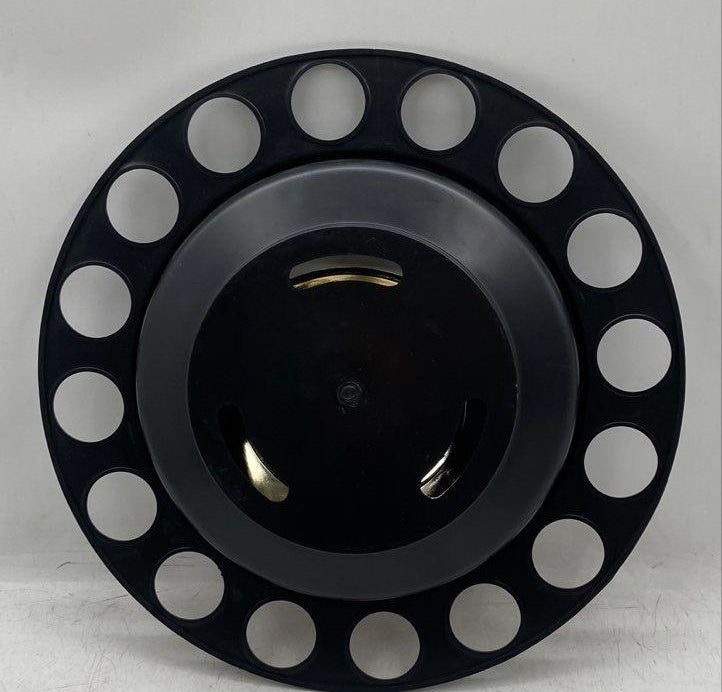 Roulette Barware Black Gold-Tone Game Wheel 16 Shot Glasses Drinking Game