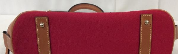 Dooney & Bourke Red Tartan Plaid Zip Zip Satchel