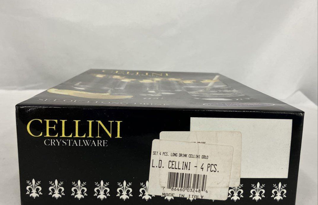 Cellini Crystalware Long Drink Glasses