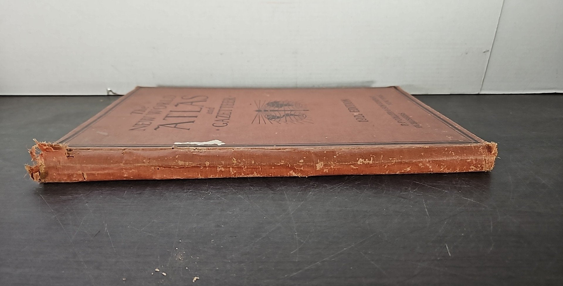 1921 The New World Atlas and Gazetteer Hardcover
