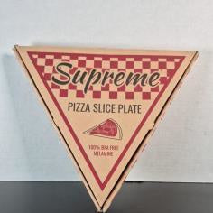 Supreme Pizza Slice Plate Set of 6