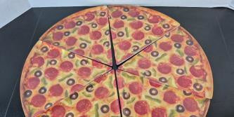 Supreme Pizza Slice Plate Set of 6