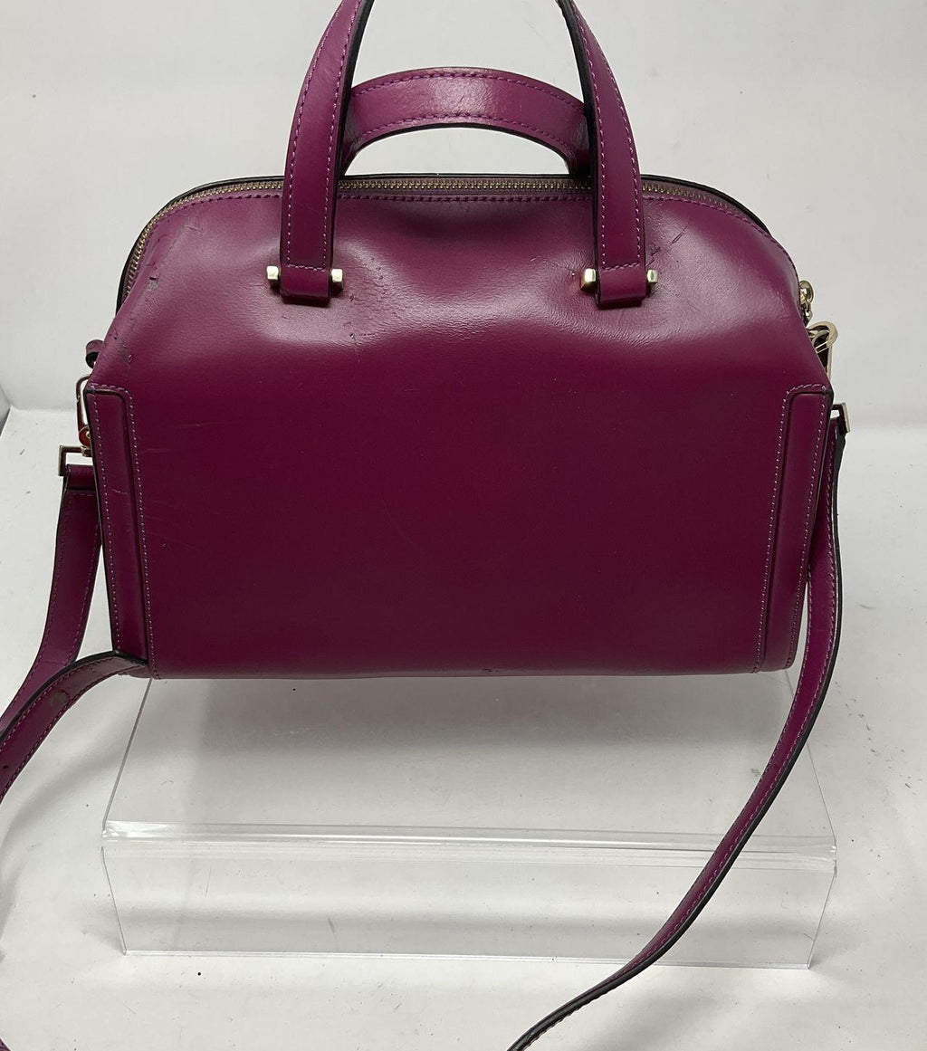 Kate Spade New York Magenta Leather Satchel