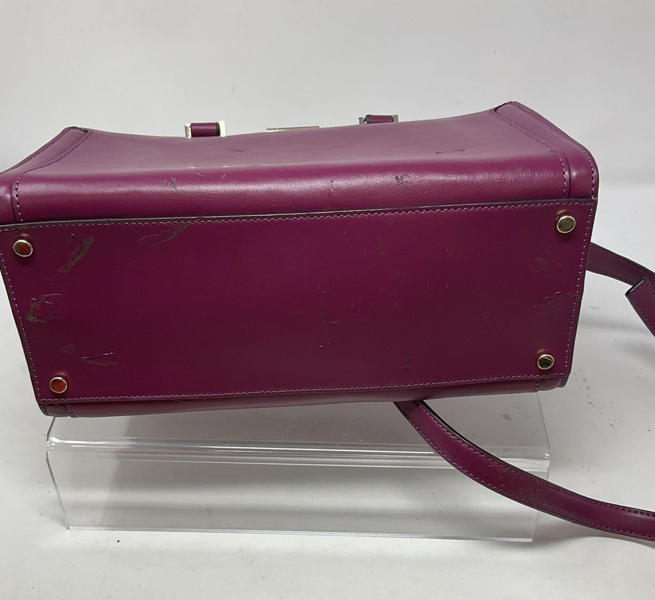 Kate Spade New York Magenta Leather Satchel