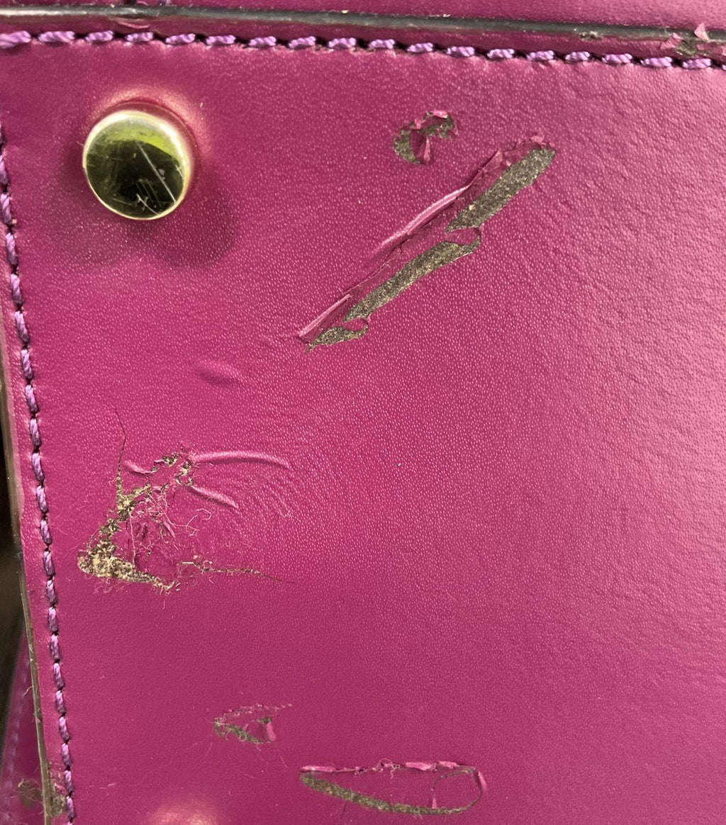 Kate Spade New York Magenta Leather Satchel