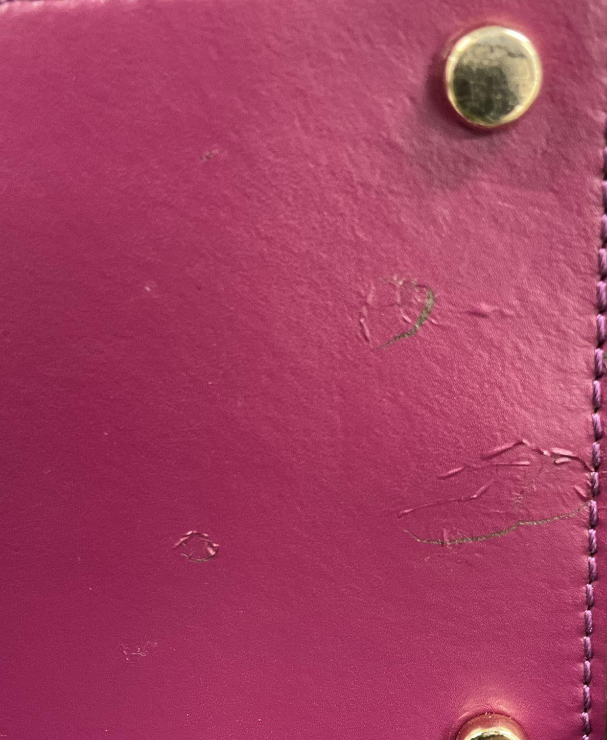 Kate Spade New York Magenta Leather Satchel