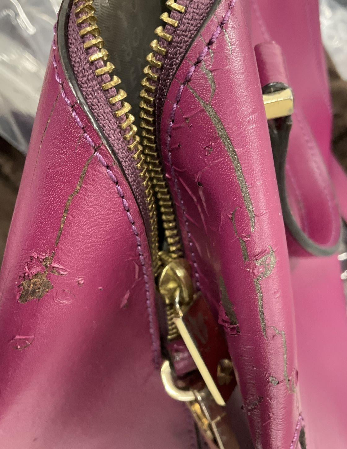 Kate Spade New York Magenta Leather Satchel