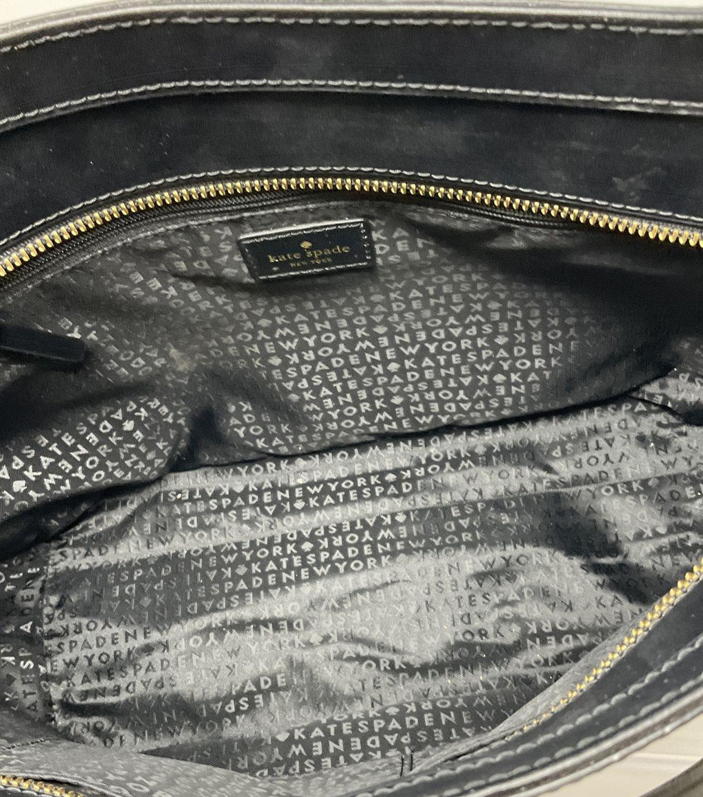 Kate Spade New York Black and White Grid Tote
