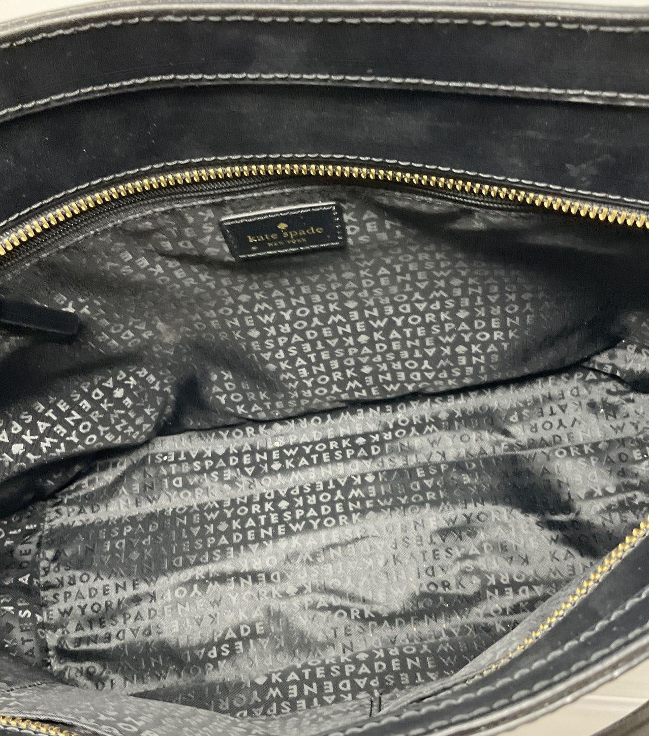 Kate Spade New York Black and White Grid Tote