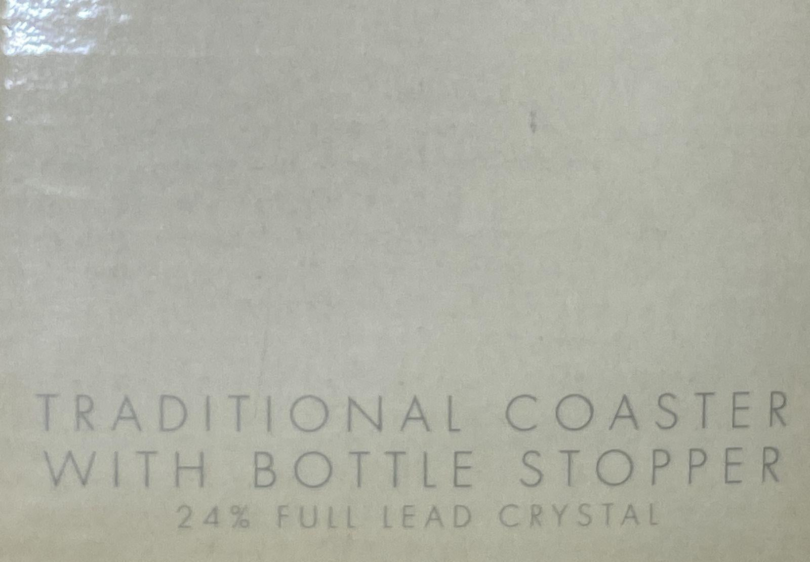 Royal Limited 24% Lead Crystal Wine Coaster and Stopper