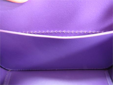 Dooney & Bourke Purple Leather Mini Crossbody Purse 5x8x3 (C5634)