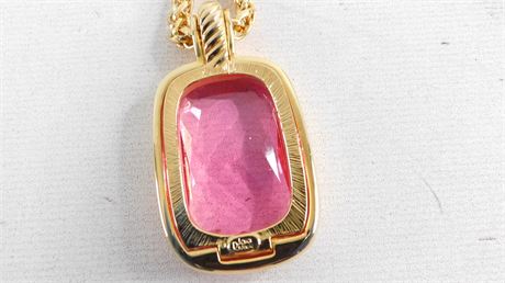 Joan Rivers Classics Collection Necklace with Interchangeable Stones [1085J]