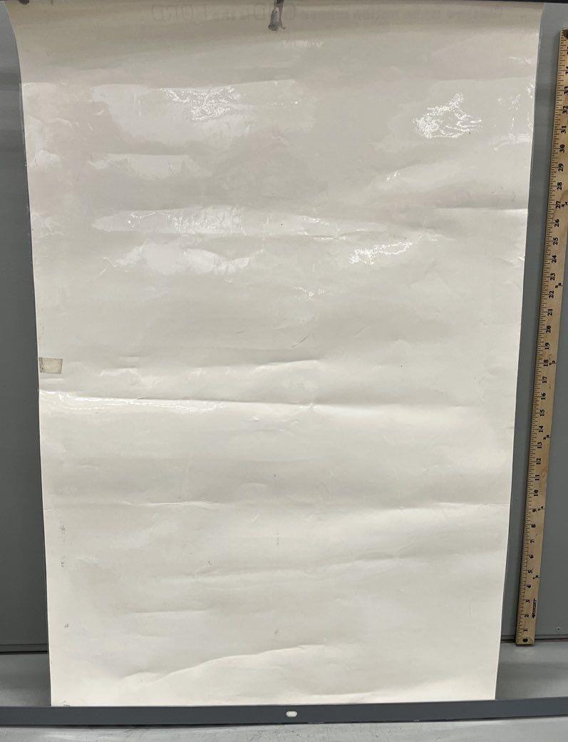 Vintage 1975 Adam and Eve Family Tree Poster Biblical Genealogy