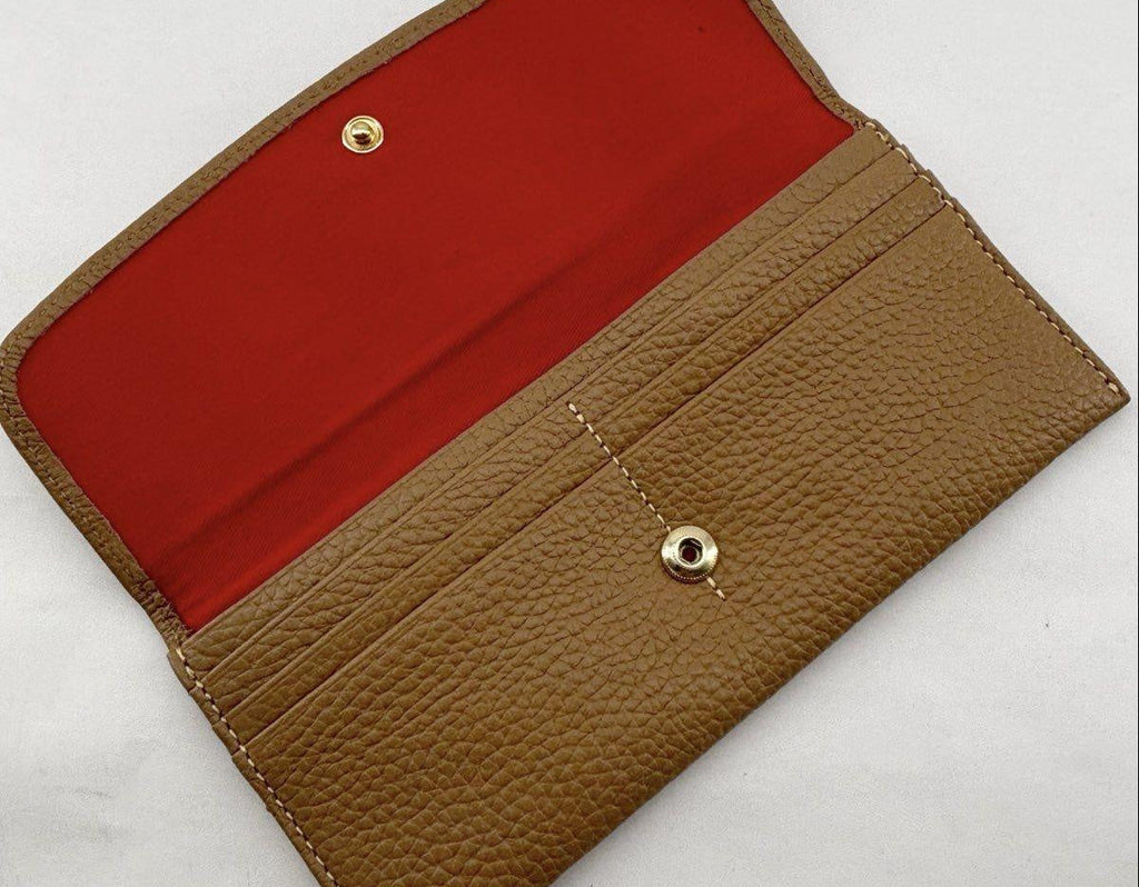 Dooney & Bourke Tan Pebbled Leather Continental Wallet