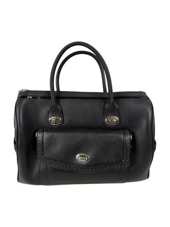 Bolzano Black Leather Handbag [C5315]