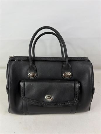 Bolzano Black Leather Handbag [C5315]
