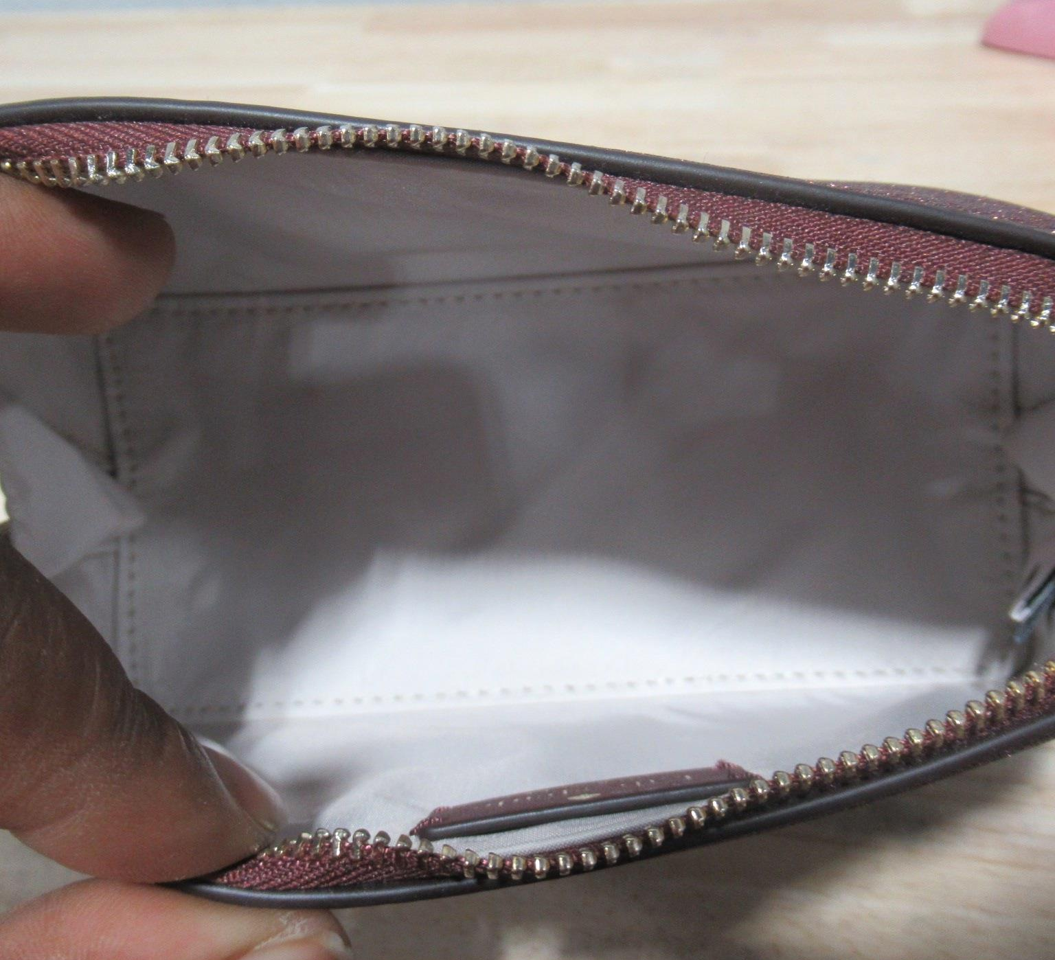 Kate Spade Women's Glitter Pink Cosmetic Bag (FS51C)