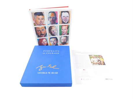 Portraits of Courage by George W. Bush Hardcover Book [1538I]