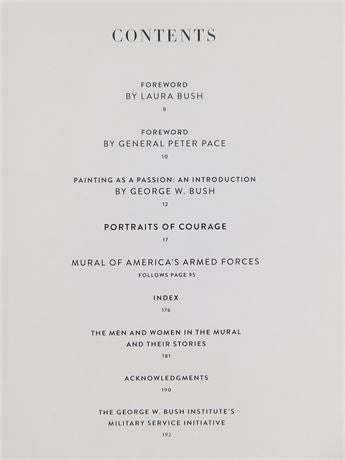 Portraits of Courage by George W. Bush Hardcover Book [1538I]