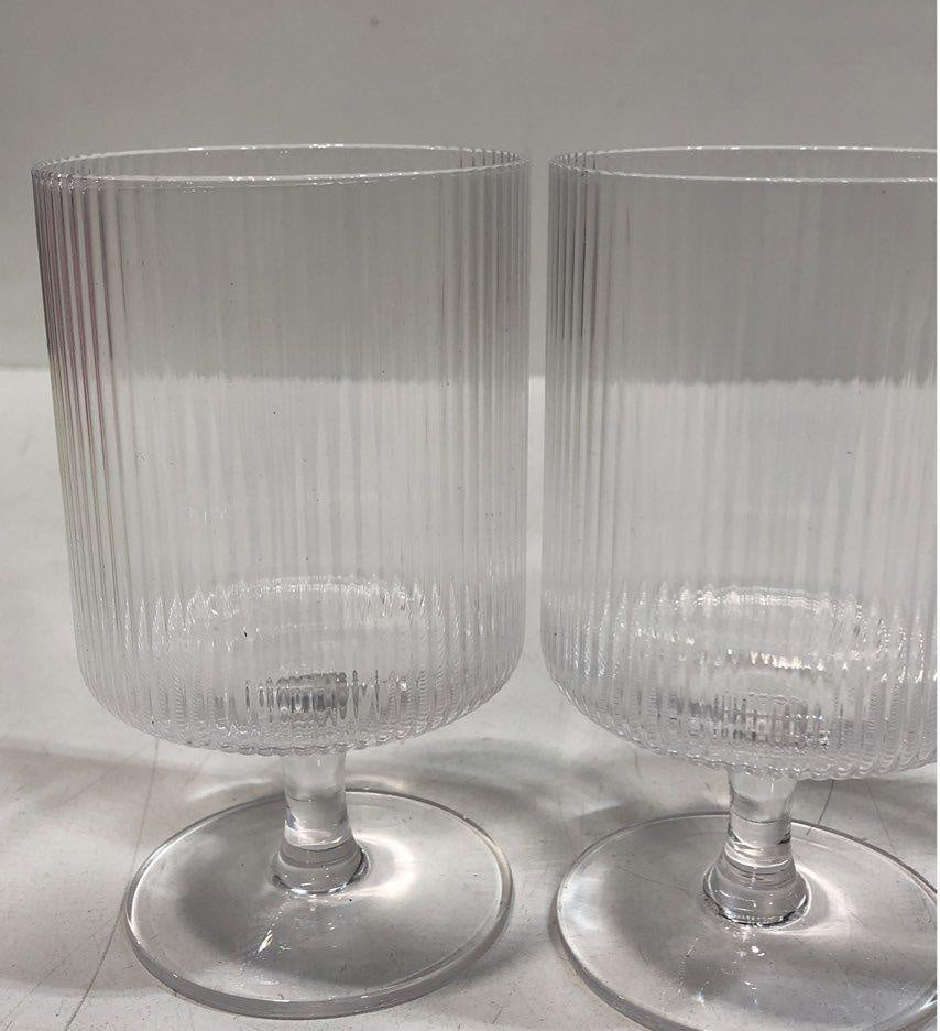 Glassique Cadeau Speakeasy Goblet Glasses Set of 4 in Box