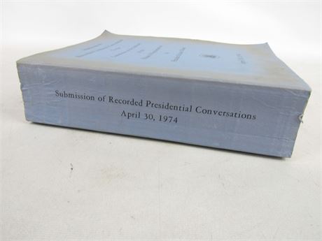 Submission of Recorded Presidential Conversations by Richard Nixon [F9178]