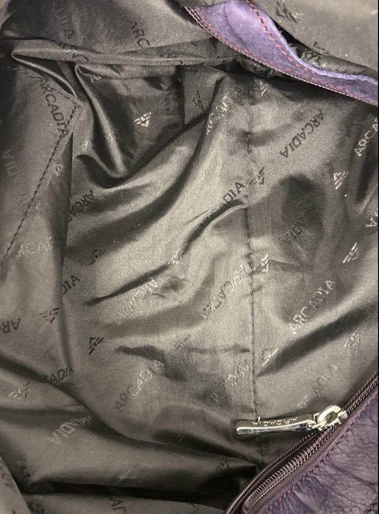 Arcadia Purple Shoulder Bag