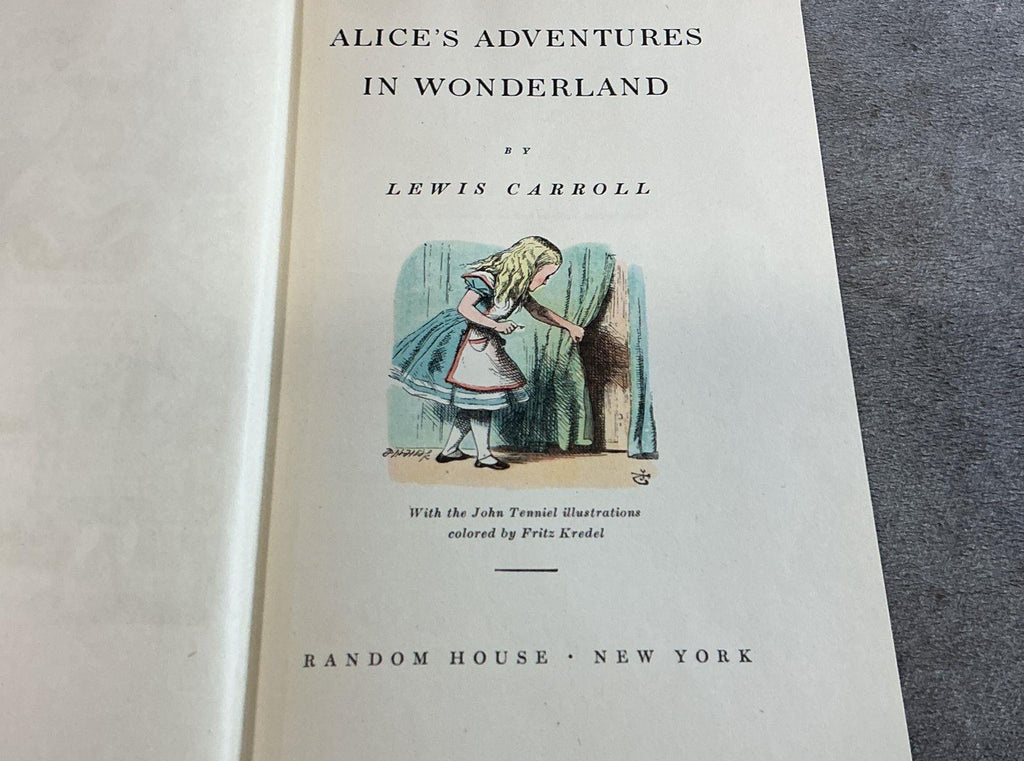 Alice's Adventures in Wonderland & Through the Looking-Glass 1946 Special Edition Two-Book Set with Slipcase