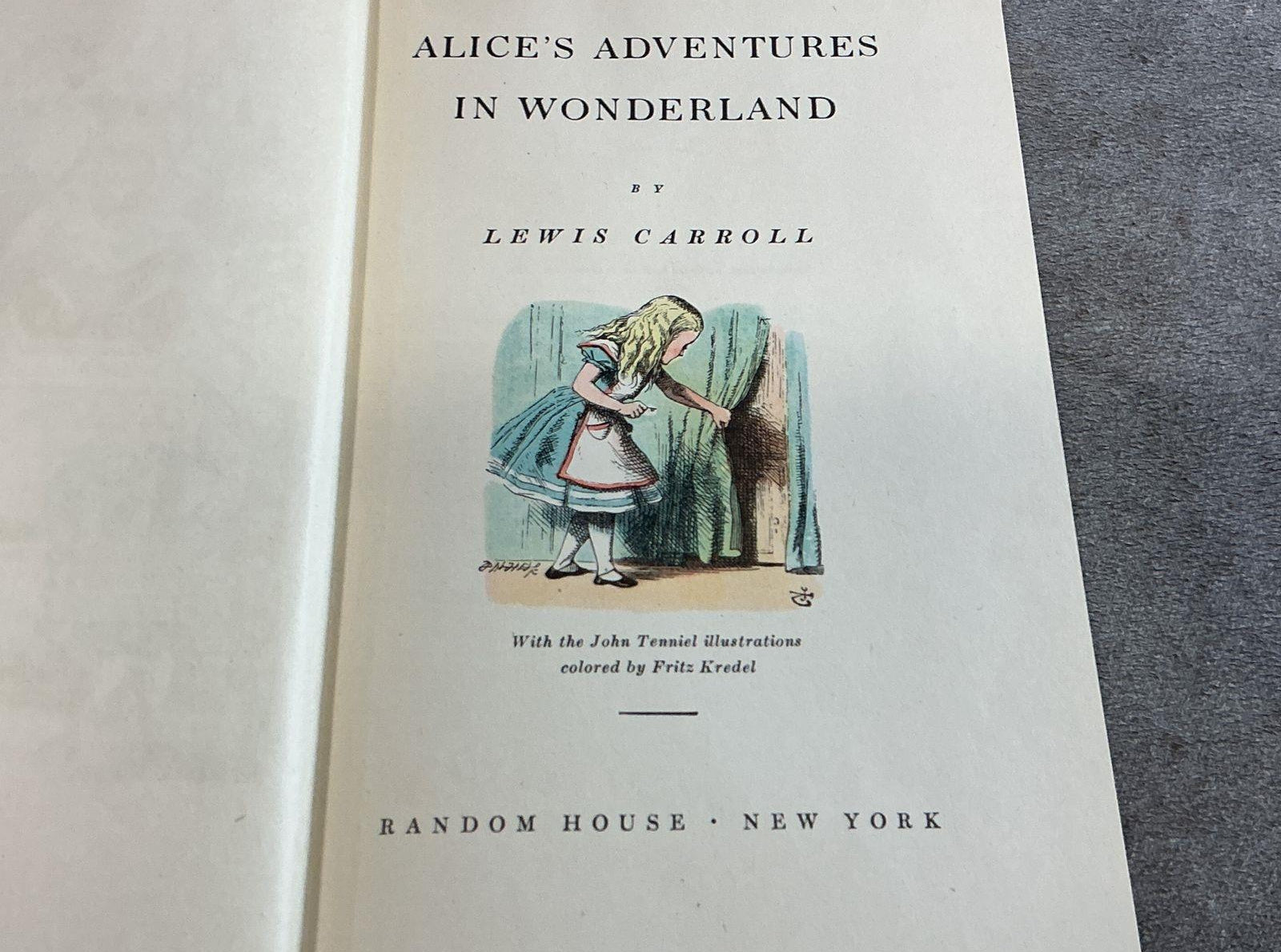 Alice's Adventures in Wonderland & Through the Looking-Glass 1946 Special Edition Two-Book Set with Slipcase
