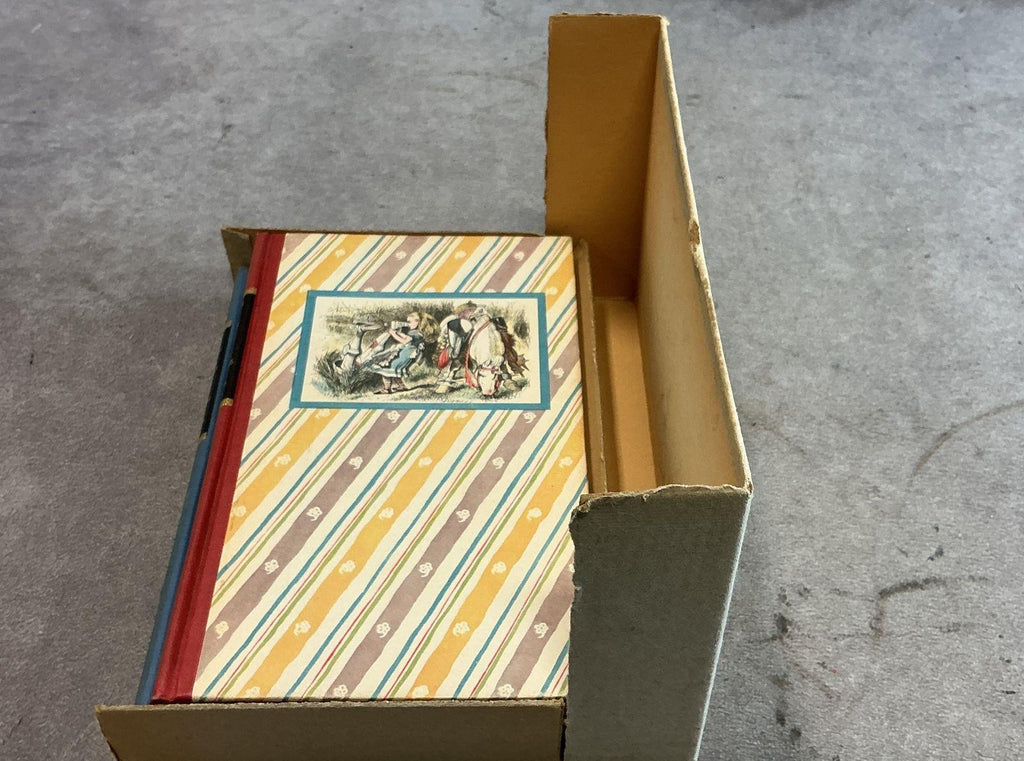 Alice's Adventures in Wonderland & Through the Looking-Glass 1946 Special Edition Two-Book Set with Slipcase