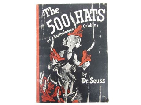The 500 Hats of Bartholomew Cubbins by Dr. Seuss Paperback [F337]