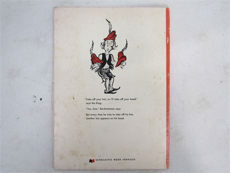 The 500 Hats of Bartholomew Cubbins by Dr. Seuss Paperback [F337]