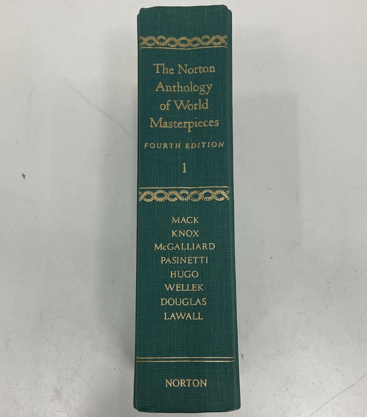 The Norton Anthology of World Masterpieces, Fourth Edition, Volume I