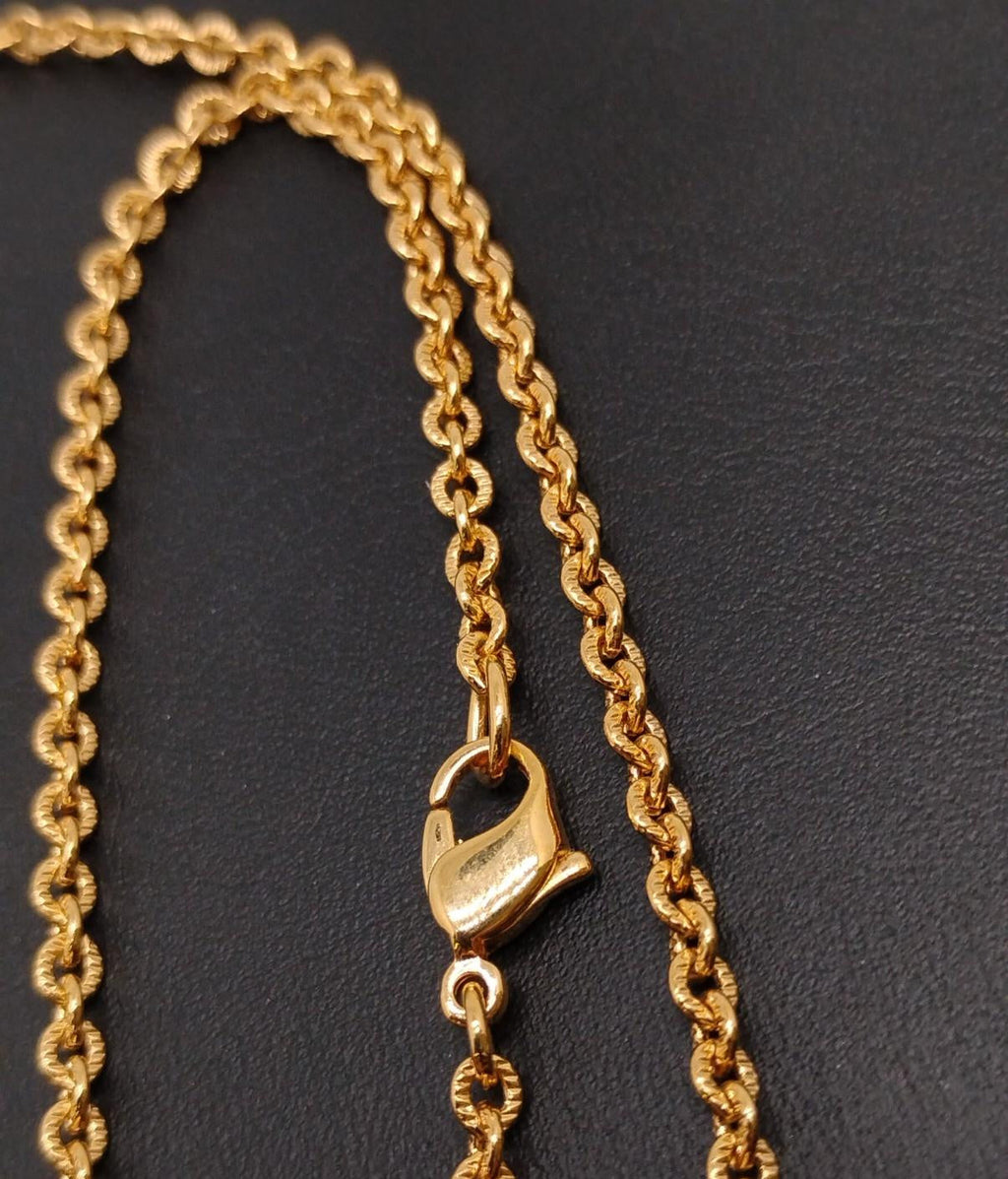Camrose & Kross Jackie Kennedy Gold Tone Cross Necklace