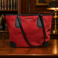 Michael Kors Red Tote Bag with Black Trim