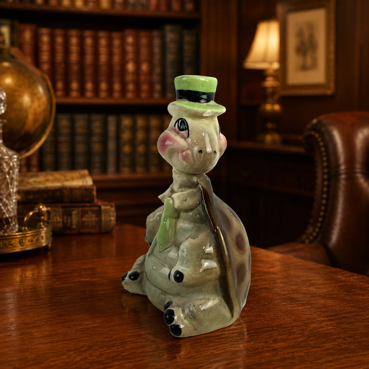 Vintage Decorative Turtle Shaker Figure