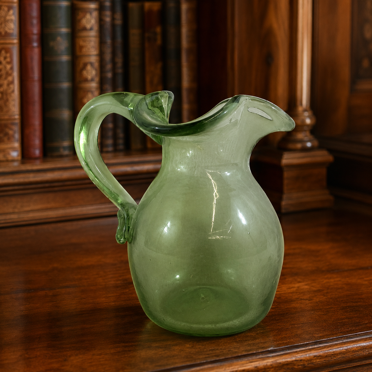 Vintage OR Retro Hand-Blown Creamer / Pitcher