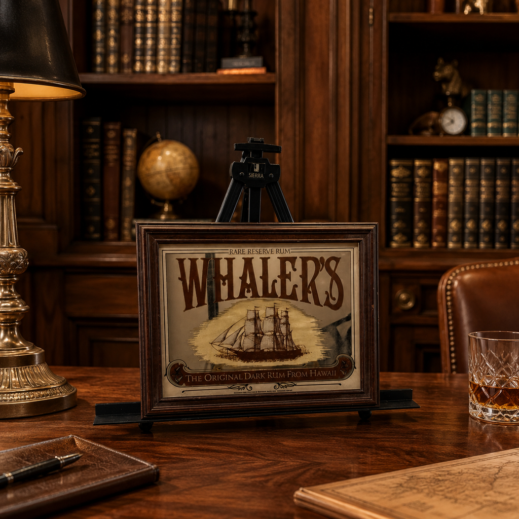 Rare Reserve Rum Whalers The Original Dark Rum From Hawaii Framed Art Print