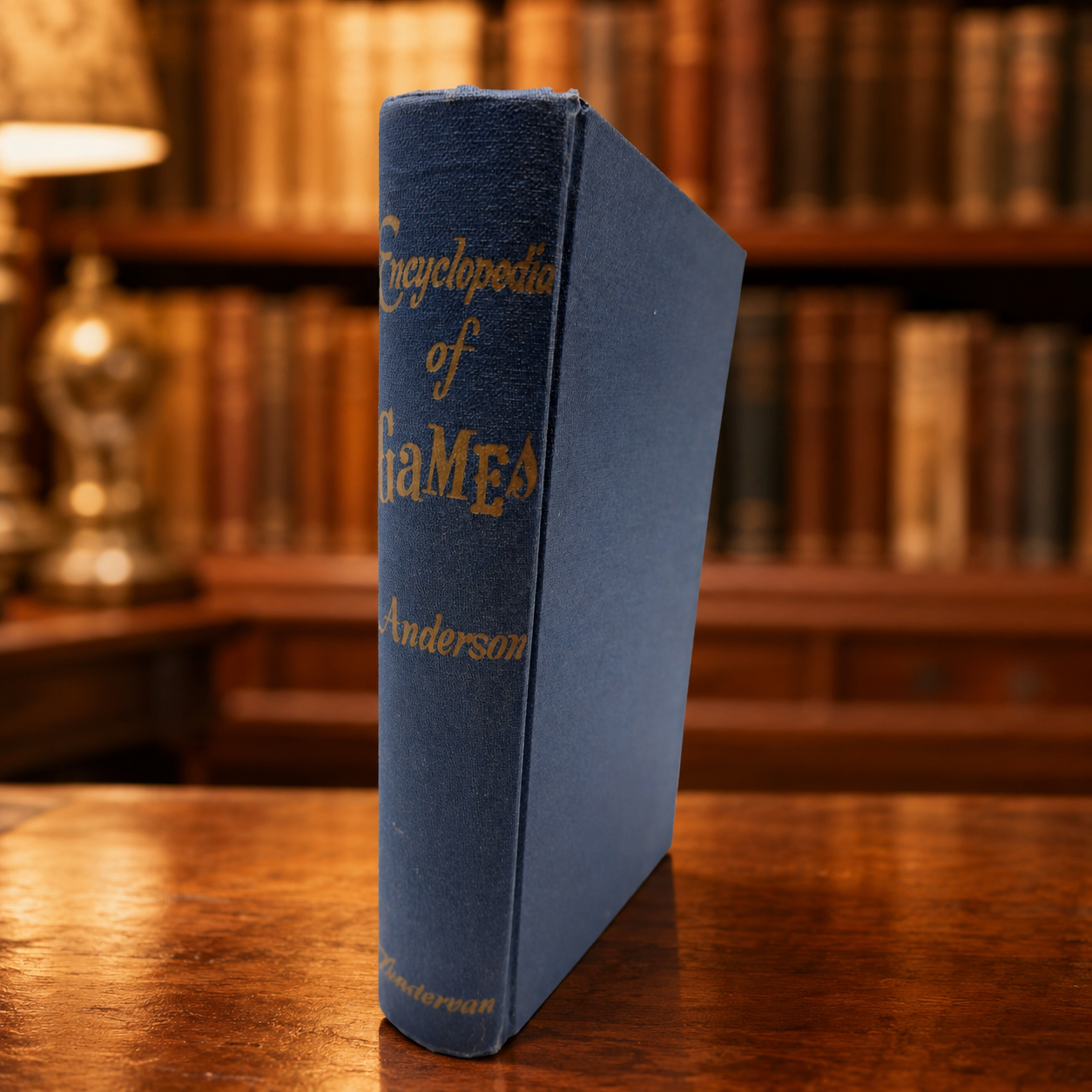 Encyclopedia of Games by Davis Anderson | Vintage Hardcover Game Reference Book