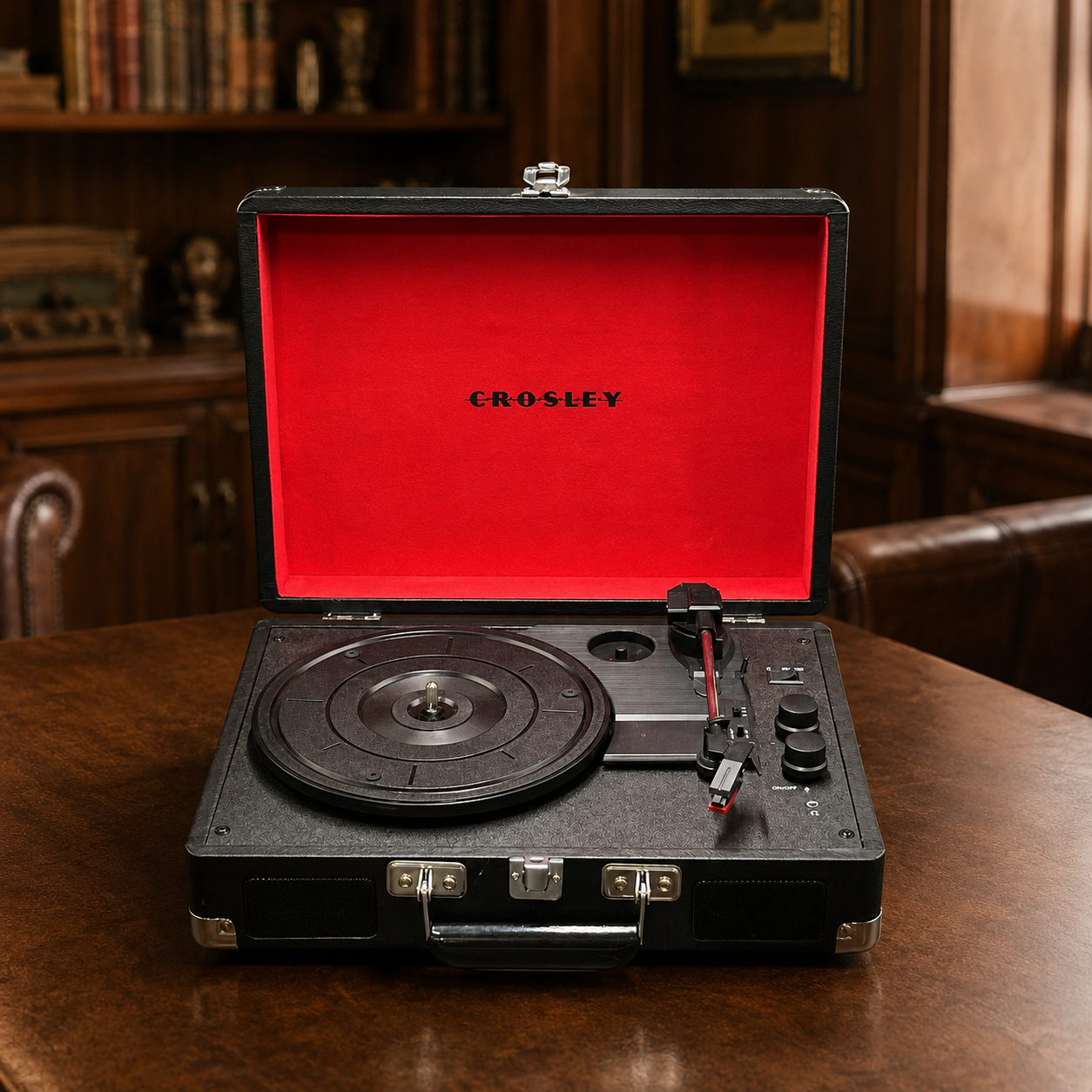 Crosley Portable Record Player - Autographed by Unknown Signer Missing Cord