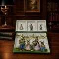 Ceramic Bunny-Themed Serving Platters - Set of 2