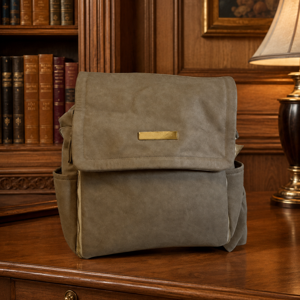 Petunia Pickle Bottom Brown Diaper Bag