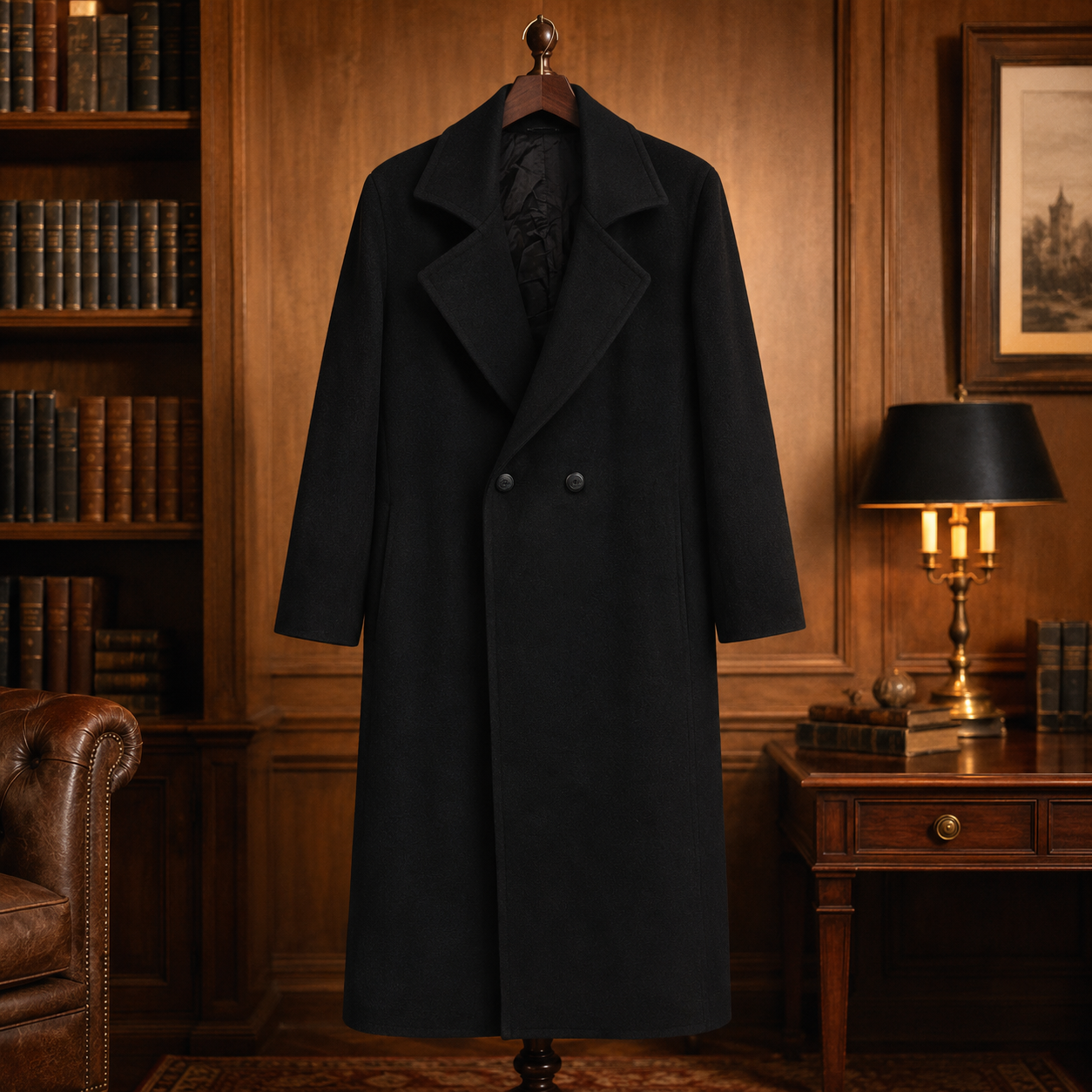 Saks Fifth Avenue Black Cashmere Coat No Size