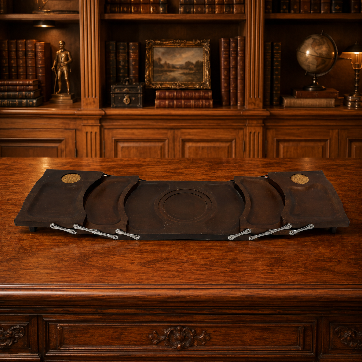 Hellerware Expandable Wood Serving Party Tray