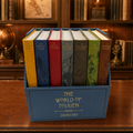 Leather-Bound The World of Tolkien Boxed Book Set by David Day – Illustrated Reference Collection