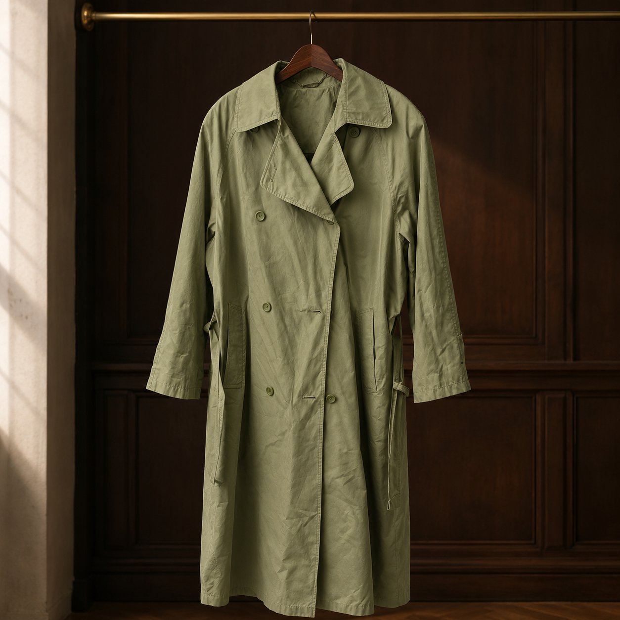 London Fog Women's Green Coat - Size 14 PET